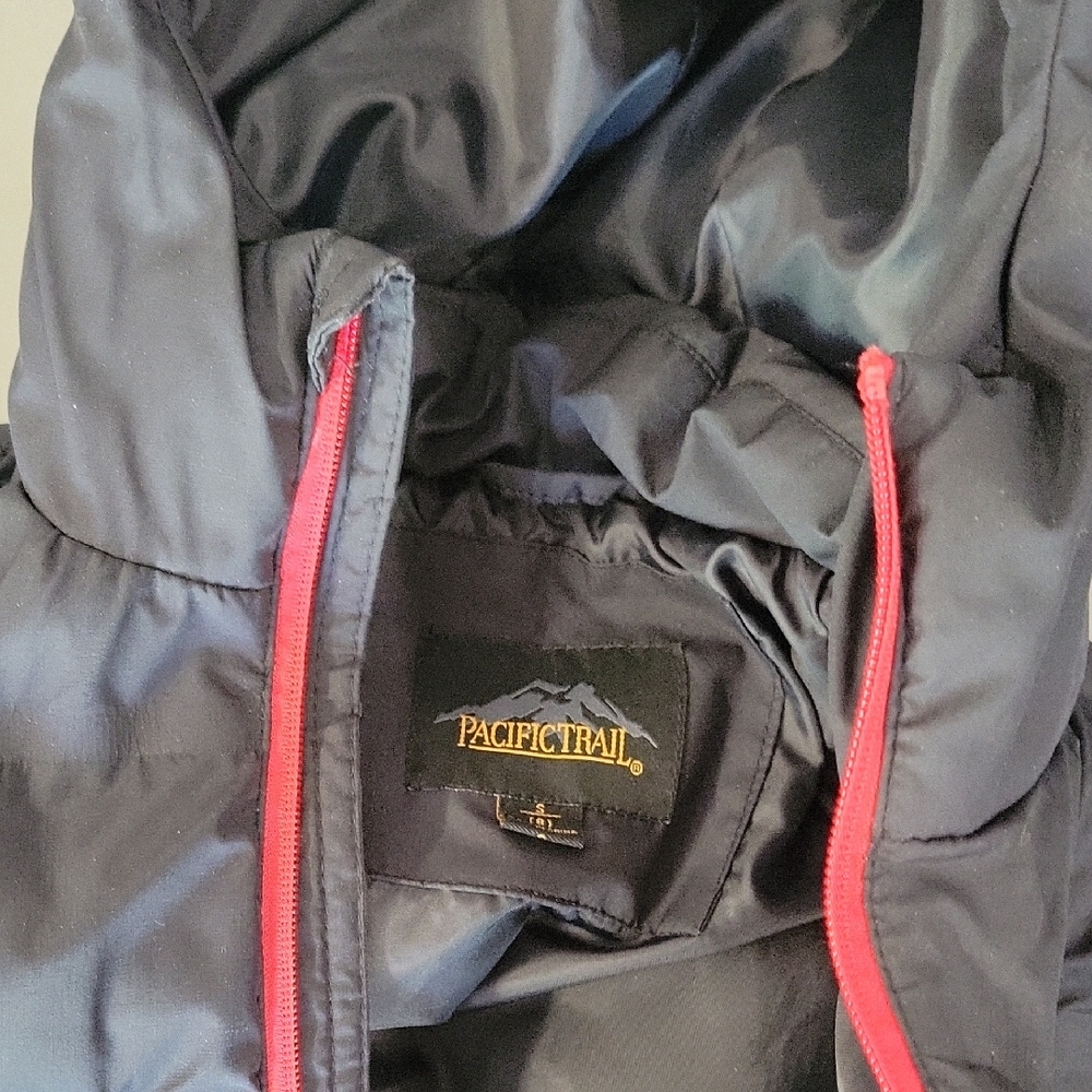 Pacific Trail Black Jacket with Red Accents